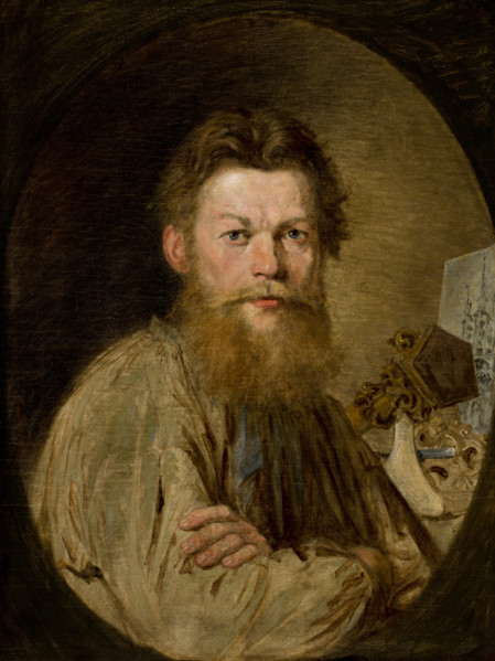 Portrait of Sculptor Kazimierz Wakulski, 1868. Creator: Antoni Kozakiewicz.