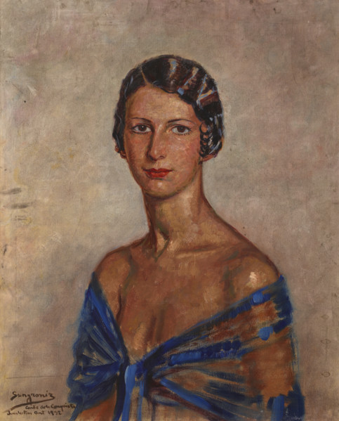 Portrait of a Woman, 1932. Creator: Luis Alberto Sangroniz.