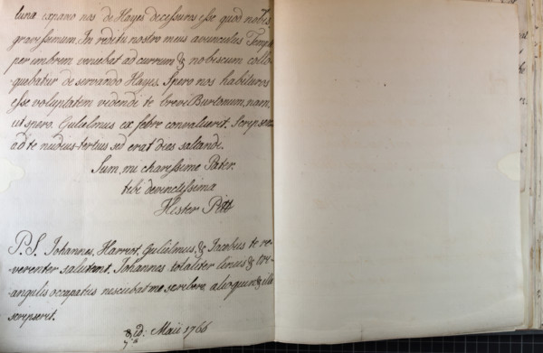 Letter from Hester Pitt, between 1766 and 1770. Creator: Hester Stanhope.