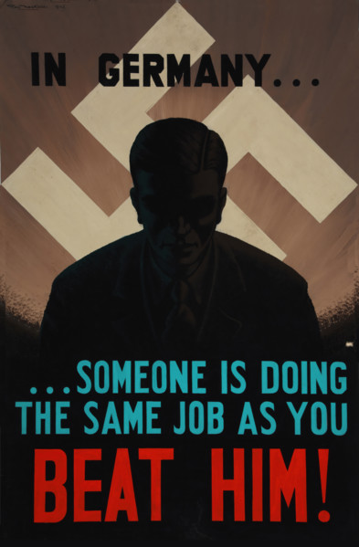 'Beat Him!', World War II poster, 1942.  Creator: Unknown.