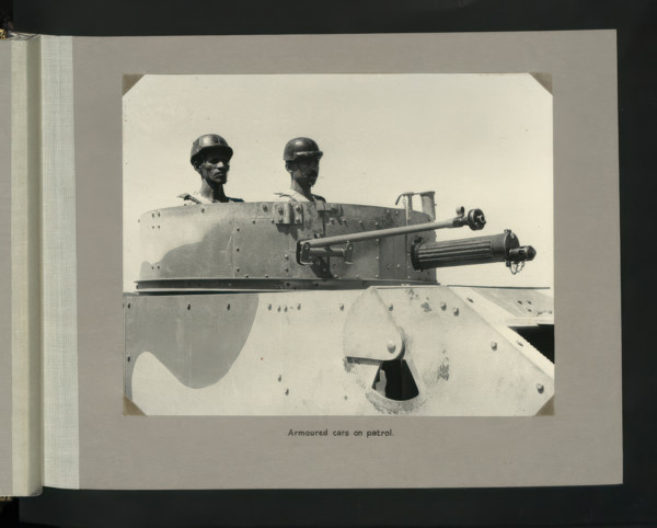 Armoured cars on patrol, 1964. Creator: Colonial Office.