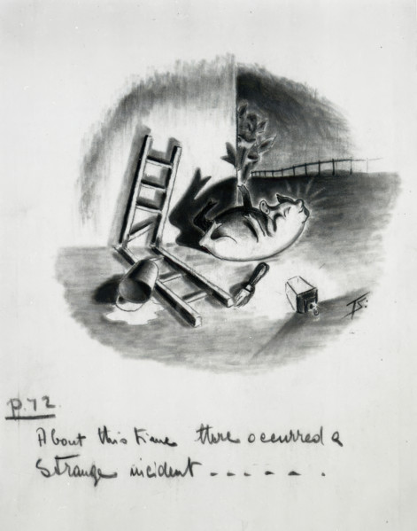 'About this time there occurred a strange incident...', 1950.  Creator: Norman Pett.