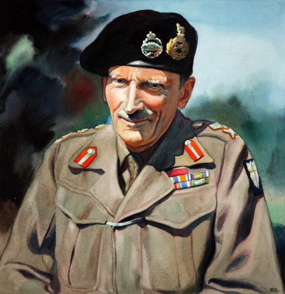 General Sir Bernard Montgomery, between 1939 and 1946. Creators: Central Office of Information, Unknown.