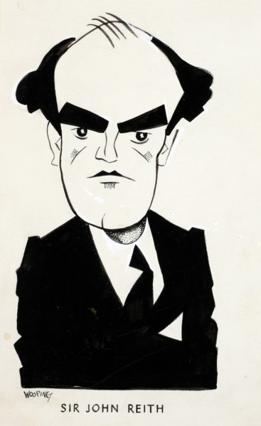 Sir John Reith, 1st Baron Reith, between 1939 and 1946. Creators: Central Office of Information, John Musgrave-Wood.