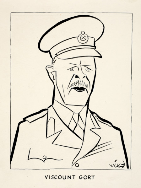 Field Marshal John Vereker, 6th Viscount Gort, between 1939 and 1946. Creators: Central Office of Information, Victor Weisz.