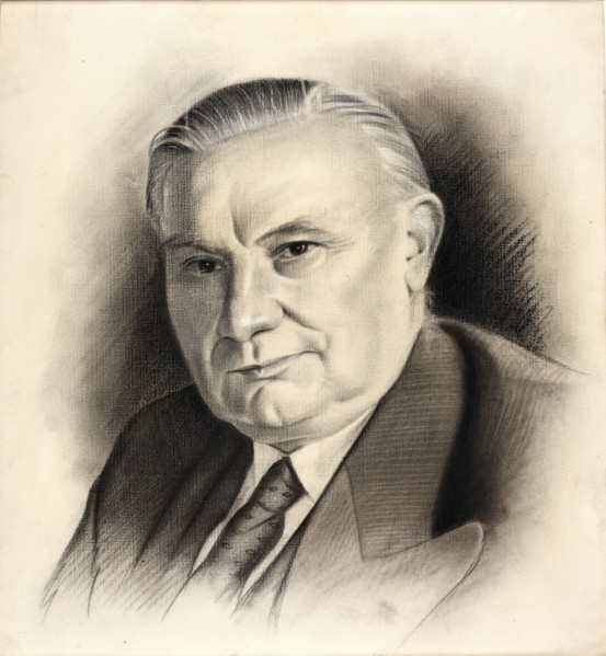 Ernest Bevin, between 1939 and 1946. Creators: Central Office of Information, Arthur Boughey.