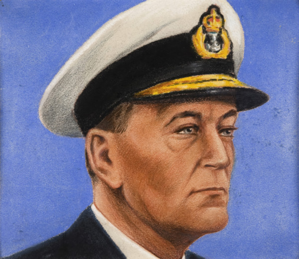 Admiral Sir John Cunningham,  c1943. Creators: William Timym, Central Office of Information.