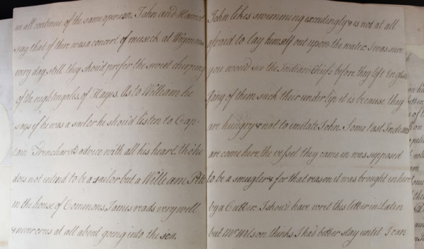 Letter from Hester Pitt, between 1766 and 1770. Creator: Hester Stanhope.