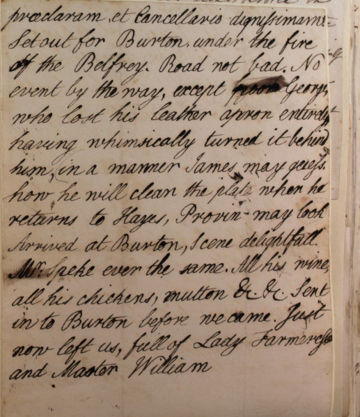 Letter from Hester Pitt, between 1766 and 1770. Creator: Hester Stanhope.