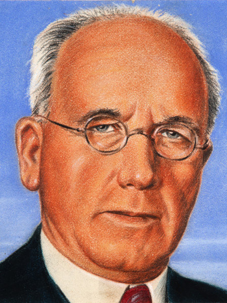 Peter Fraser 1944 (cropped), c1944. Creators: William Timym, Central Office of Information.