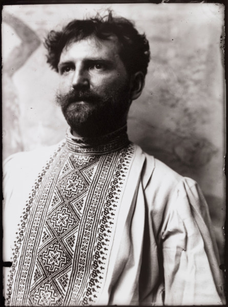 Self-portrait, 1890. Creator: Mucha, Alfons Marie (1860-1939).