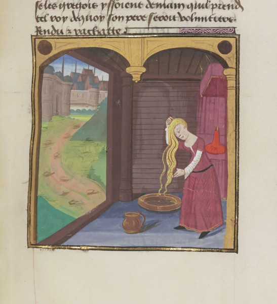 Miniature from Roman de Troie en prose (Français 254) , 1467. Creator: Anonymous master.
