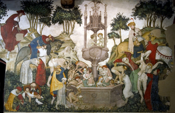 The Fountain of Youth, c.1420. Creator: Master of Manta (Maestro del Castello della Manta) (active 1420s).