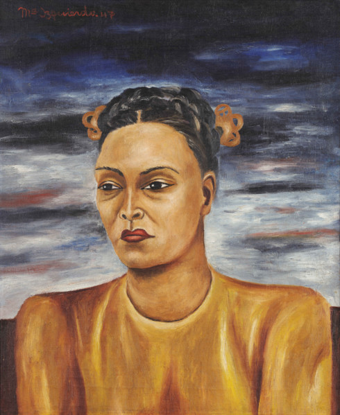 Self-portrait, 1947. Creator: Izquierdo, María (1902-1955).