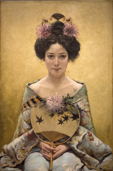 Chrysanthemums, c1900. Creator: Sáenz y Sáenz, Pedro (1863-1927).