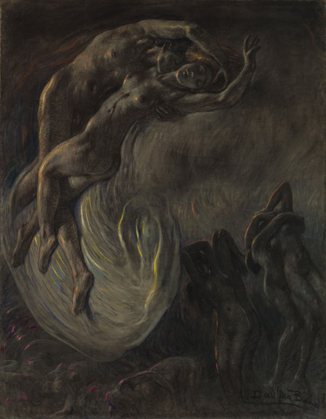 Paolo and Francesc(The Damned), 1925-1941. Creator: Dall'Oca Bianca, Angelo (1858-1942).