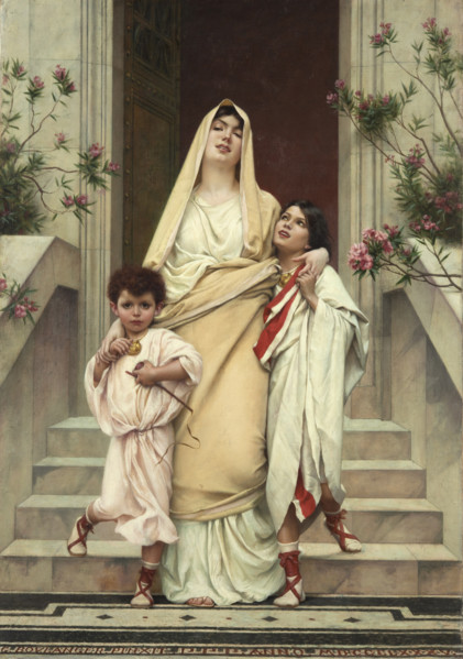 Cornelia, Mother of the Gracchi, 1885. Creator: Boulanger, Gustave Clarence Rodolphe (1824-1888).