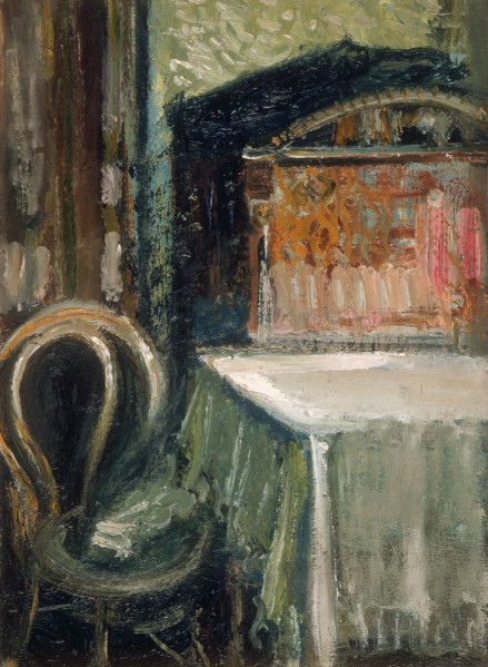 Interior With Thonet Chair (Room), 1908. Creator: Gerstl, Richard (1883-1908).