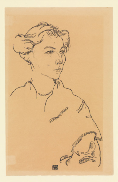 Lilly Steiner, 1918. Creator: Schiele, Egon (1890-1918).