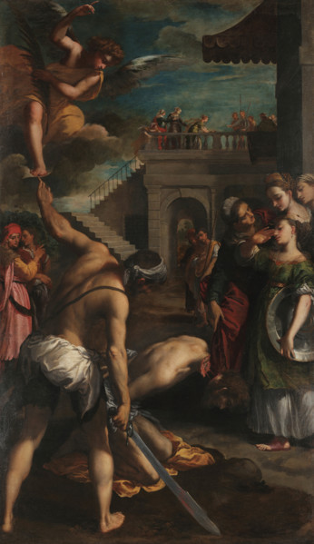 The Beheading of Saint John the Baptist, 1603-1604. Creator: Scarsellino (Scarsella), Ippolito (1551-1620).