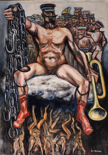 The tyrant (The dictator), 1947. Creator: Orozco, José Clemente (1883-1949).