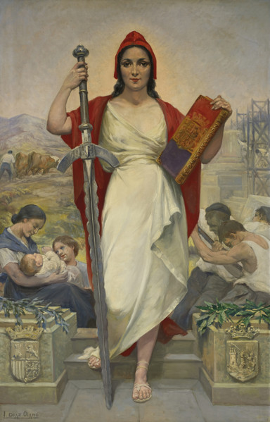 La República, c1932. Creator: Díaz Olano, Ignacio (1860-1937).