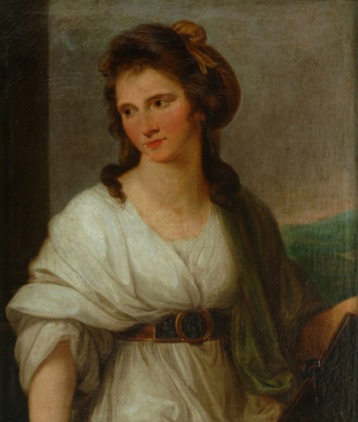 Portrait of Angelika Kauffmann, 1798. Creator: Montano, Manuel (1770-1846).