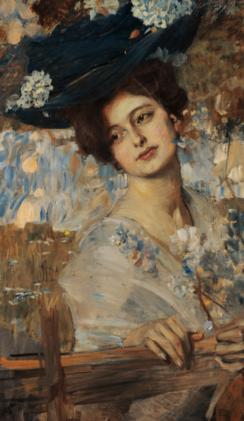 Light blue, 1909. Creator: Tito, Ettore (1859-1941).