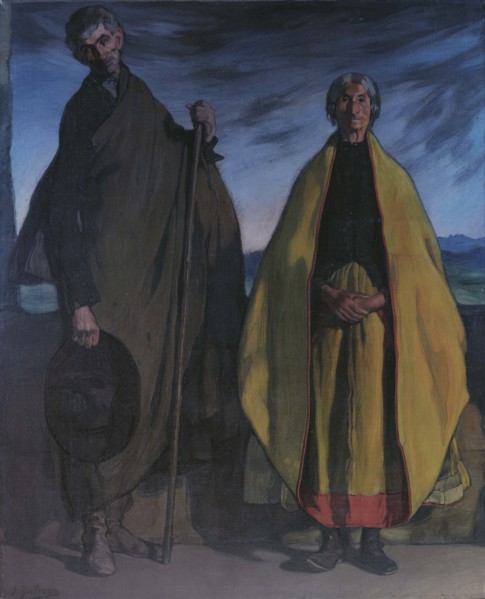 Francisco and his wife, 1909. Creator: Zuloaga y Zabaleto, Ignacio (1870-1945).
