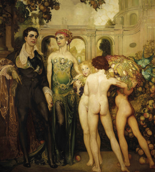 Epitalamio o Las bodas del príncipe Néstor (Epithalamium or The Marriage of Prince Néstor), 1909. Creator: Néstor, (Néstor Martín-Fernández de la Torre) (1887-1938).