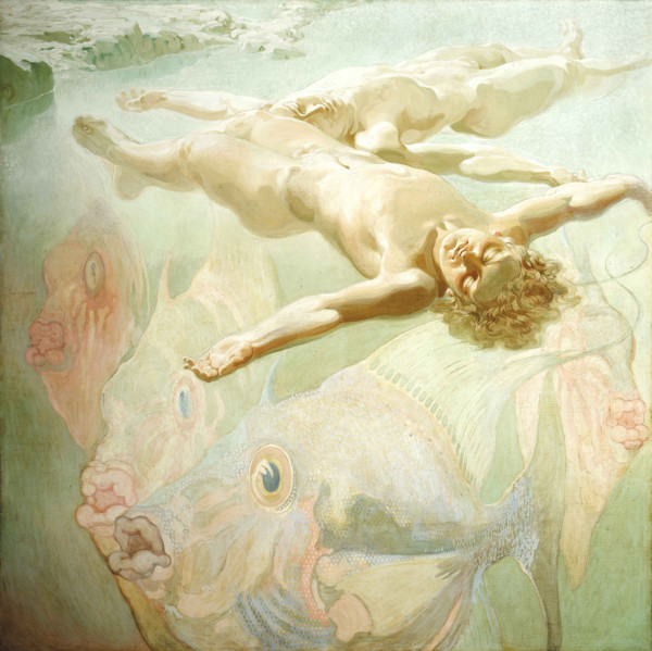 Poema del Atlántico. Mar en reposo. (Poem of the AtlanticRestful Sea), 1923. Creator: Néstor, (Néstor Martín-Fernández de la Torre) (1887-1938).