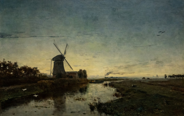 Dawn. View near Amsterdam, 1878. Creator: Gabriël, Paul Joseph Constantin (1828-1903).