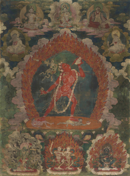Thangka of Vajrayogini, End of 18th-early 19th century. Creator: Tibetan culture.