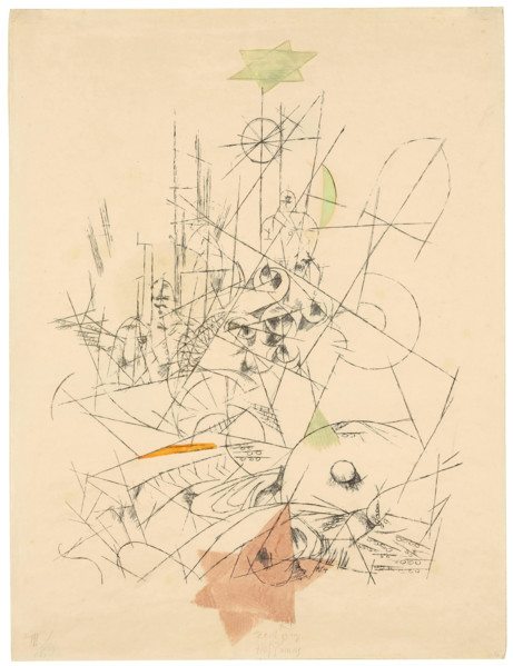 Destruction and Hope (Zerstörung und Hoffnung), 1916. Creator: Klee, Paul (1879-1940).
