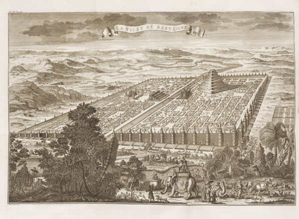 Ancient Babylon. From "Histoire universelle depuis le commencement du monde", 1742. Creator: Punt, Jan (1711-1779).