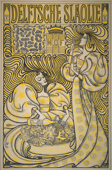 Delft Salad Oil, 1894. Creator: Toorop, Jan (1858-1928).