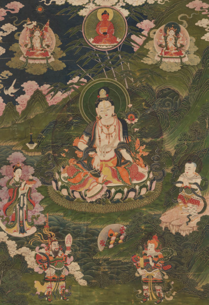 Thangka of the Avalokiteshvara, 18th century. Creator: Tibetan culture.