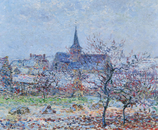 L'église de Bennecourt, 1901. Creator: Loiseau, Gustave (1865-1935).