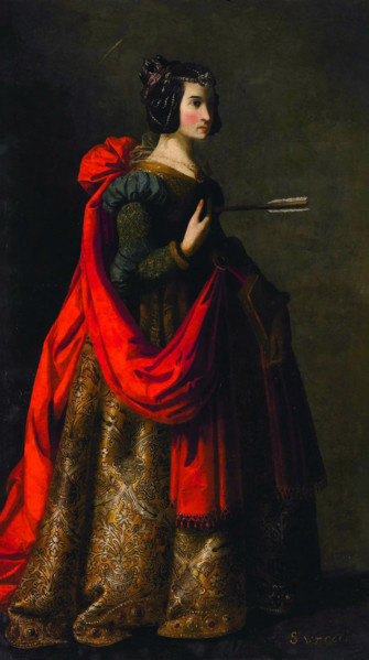Saint Ursula, 1635. Creator: Zurbarán, Francisco, de (1598-1664).