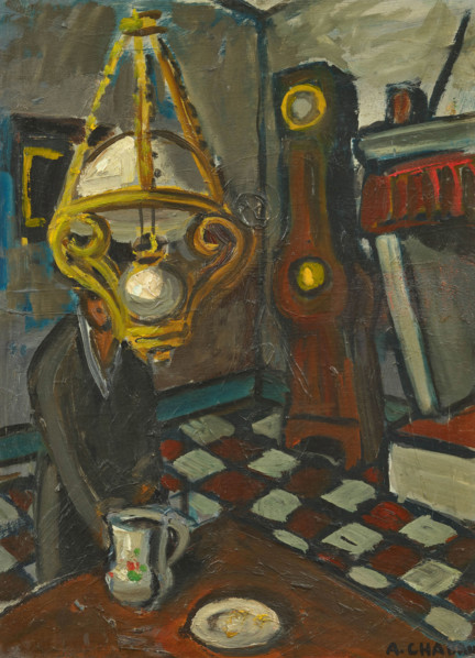 Intérieur avec chandelier. Creator: Chabaud, Auguste (1882-1955).