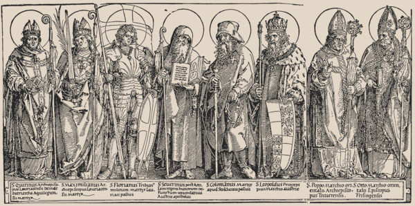 The Patron Saints of Austria, c1515. Creator: Dürer, Albrecht (1471-1528).