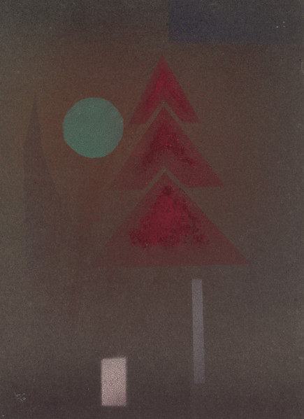 Almost Submerged (Fast versunken), 1930. Creator: Kandinsky, Wassily Vasilyevich (1866-1944).