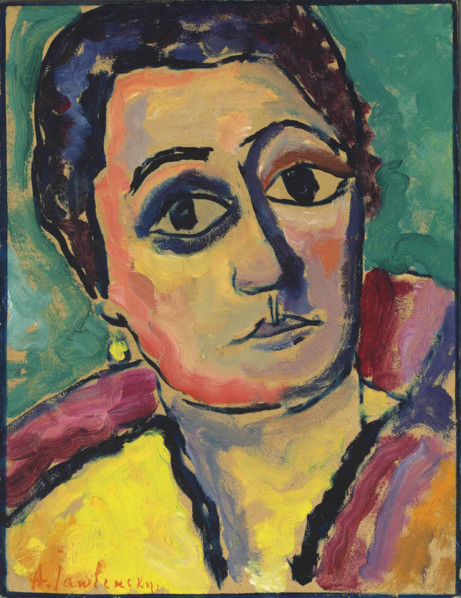 Helene with open eyes, 1912. Creator: Javlensky, Alexei, von (1864-1941).