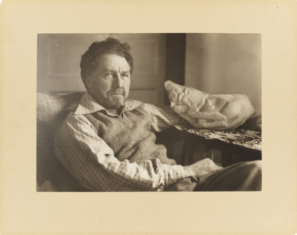Ezra Pound, 1939. Creator: Genthe, Arnold (1869-1942).