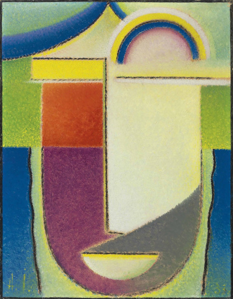 Abstract Head: Easter, 1933. Creator: Javlensky, Alexei, von (1864-1941).
