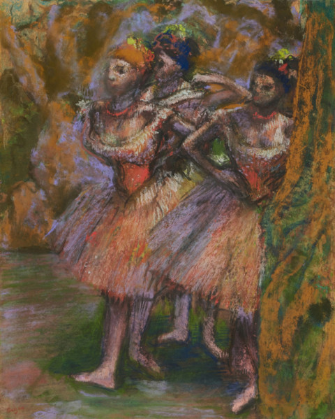 Three Dancers (Trois danseuses), c1904-1906. Creator: Degas, Edgar (1834-1917).