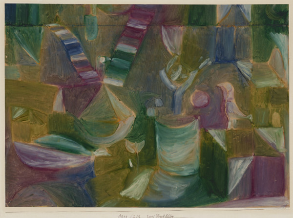 Two bird pictures, 1919. Creator: Klee, Paul (1879-1940).