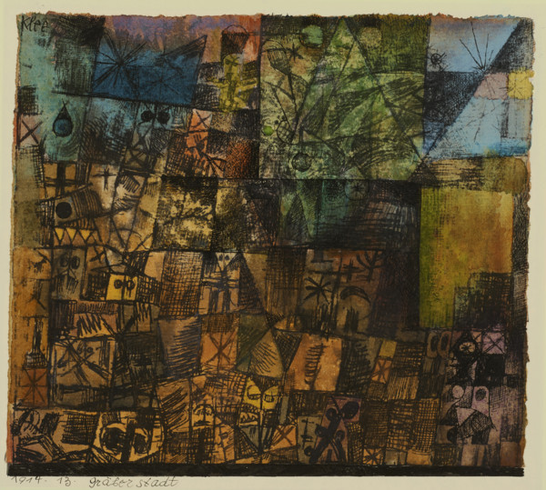 Gräberstadt (City of Tombs), 1914. Creator: Klee, Paul (1879-1940).