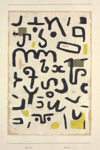 Gesetz (Law) , 1938. Creator: Klee, Paul (1879-1940).