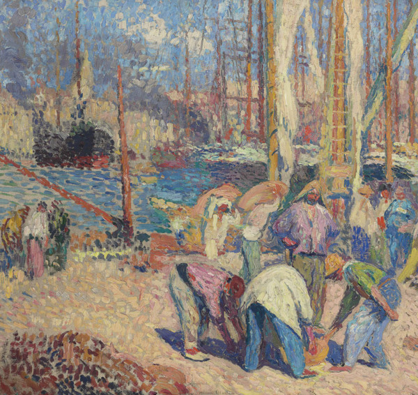 The port of Marseille, 1918-1922. Creator: Martin, Henri (1860-1943).